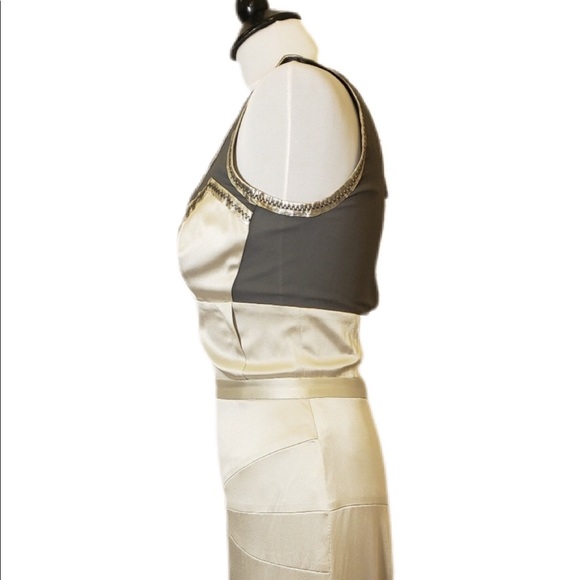 Dolce & Gabbana Silver Silk Dress - Picture 3 of 6